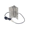 Command Access 4-1/2" x 4-1/2" Electric 8 Wire BB1279 Steel Base Hinge US32D Satin Stainless Steel Finish ETH8W4545630BB91